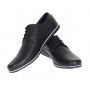 Pantofi barbati casual din piele naturala - Model Negru 880NBOX